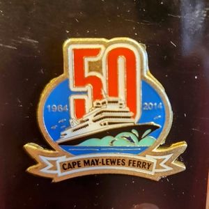 Cape May-Lewes Ferry 2014 50th anniversary pin